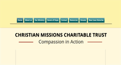 Desktop Screenshot of christianmissionsindia.org