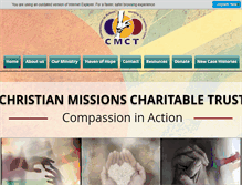 Tablet Screenshot of christianmissionsindia.org